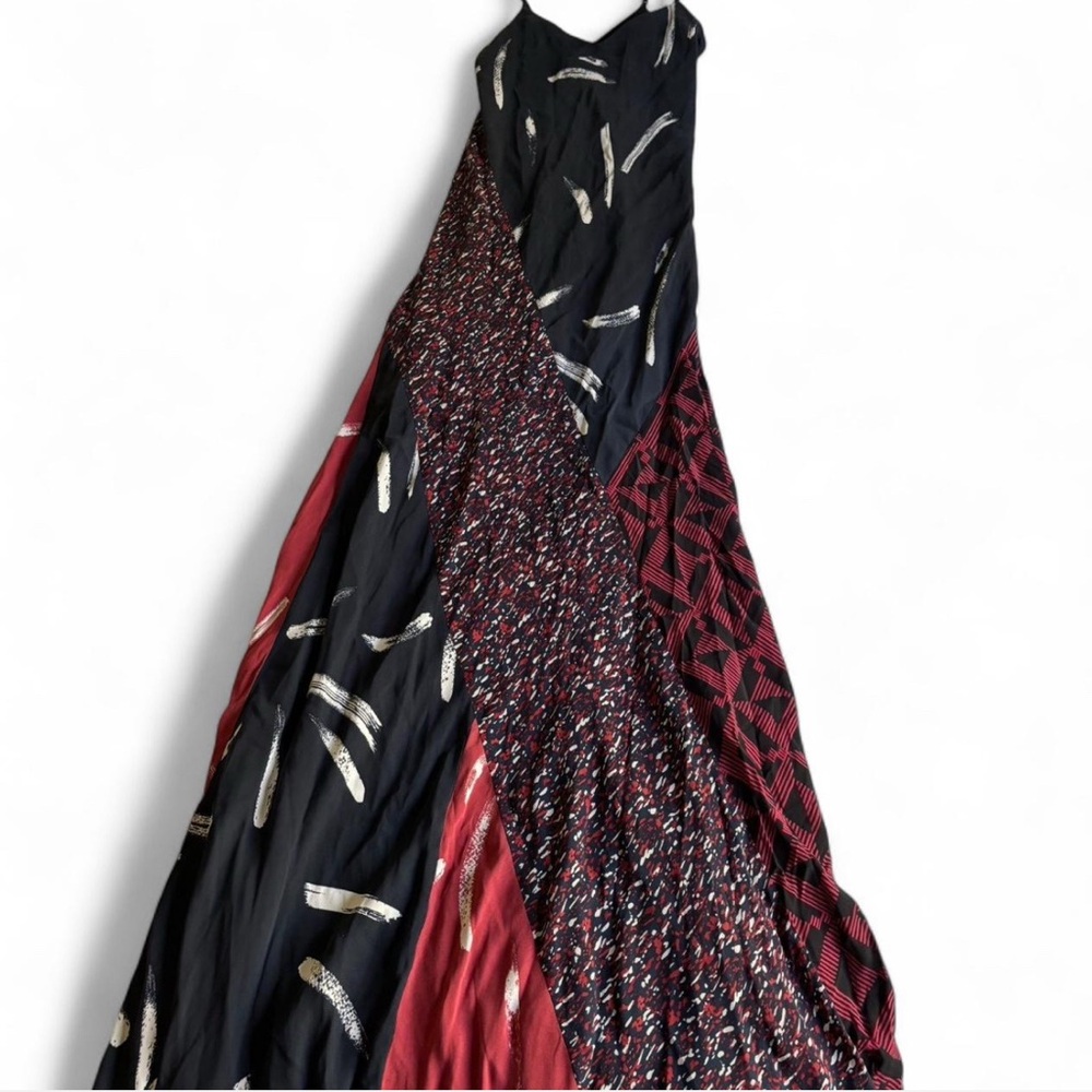 Joie Black and Red Spaghetti Strap Maxi Dress